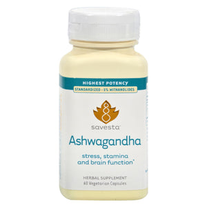 Savesta Ashwagandha - 60 Vegetarian Capsules