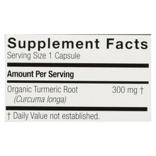 Load image into Gallery viewer, Genceutic Naturals Organic Turmeric - 300 Mg - 60 Capsules
