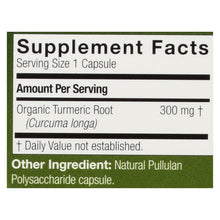 Load image into Gallery viewer, Genceutic Naturals Organic Turmeric - 300 Mg - 60 Capsules
