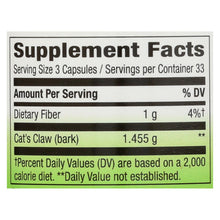 Load image into Gallery viewer, Nature's Way - Cats Claw Bark - 100 Capsules
