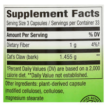 Load image into Gallery viewer, Nature's Way - Cats Claw Bark - 100 Capsules
