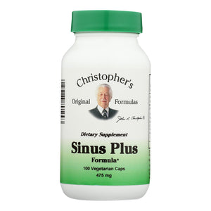 Dr. Christopher's Original Formulas Sinus Plus Formula - 475 Mg - 100 Vcaps