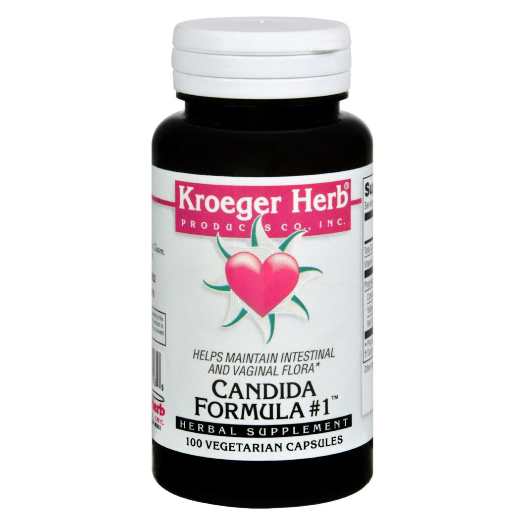 Kroeger Herb Candida Formula # 1 - 100 Capsules