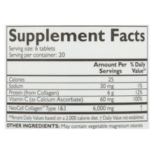Load image into Gallery viewer, Neocell Super Collagen Plus C Type 1 And 3 - 6000 Mg - 120 Tablets
