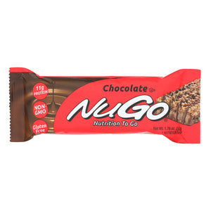 Nugo Nutrition Bar - Chocolate - Case Of 15 - 1.76 Oz