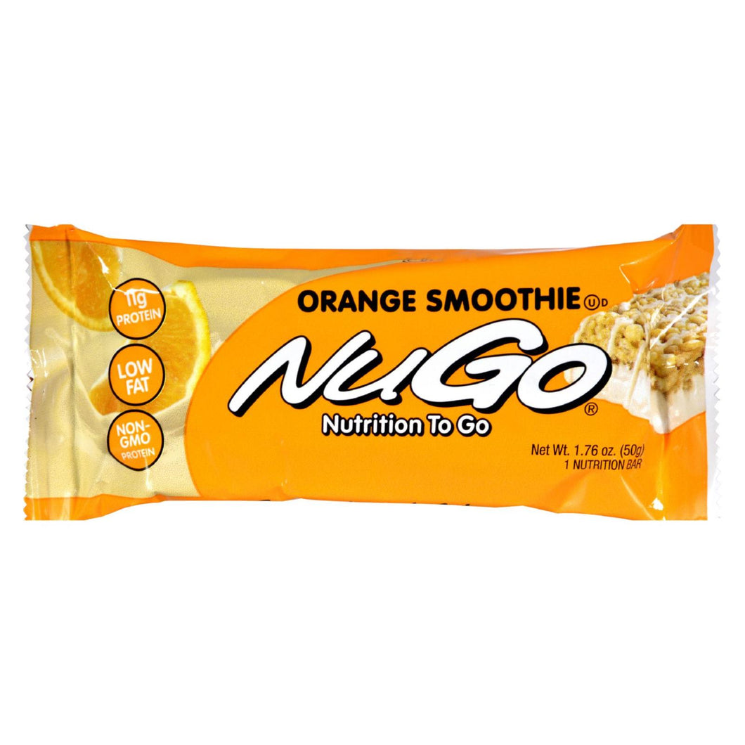 Nugo Nutrition Bar - Orange Smoothie - Case Of 15 - 1.76 Oz