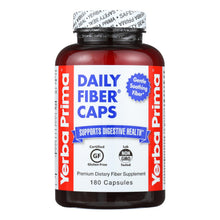 Load image into Gallery viewer, Yerba Prima Daily Fiber Caps - 625 Mg - 180 Capsules
