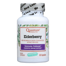 Load image into Gallery viewer, Quantum Elderberry Immune Defense Extract - 400 Mg - 60 Capsules
