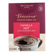 Load image into Gallery viewer, Teeccino Herbal Coffee Vanilla Nut - 10 Tea Bags - Case Of 6
