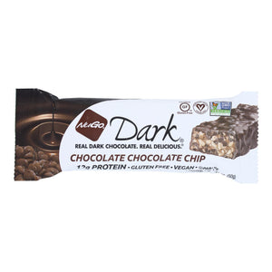 Nugo Nutrition Bar - Dark - Chocolate Chocolate Chip - 50 G - Case Of 12