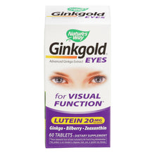 Load image into Gallery viewer, Nature's Way - Ginkgold Eyes - 60 Tablets
