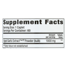 Load image into Gallery viewer, Kyolic - Aged Garlic Extract One Per Day Cardiovascular - 1000 Mg - 60 Caplets
