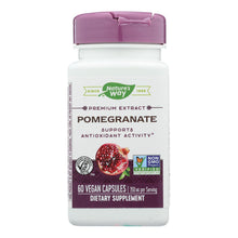 Load image into Gallery viewer, Nature's Way - Pomegranate Standardized - 60 Vegetarian Capsules
