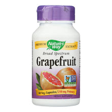 Load image into Gallery viewer, Nature's Way - Grapefruit Seed Standardized - 60 Vegetarian Capsules
