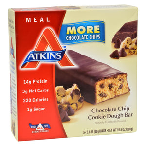 Atkins Advantage Bar Chocolate Chip Cookie Dough - 5 Bars