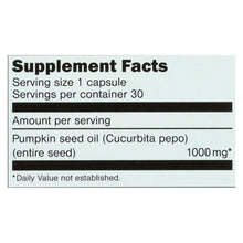 Load image into Gallery viewer, Sanhelios Curbita Bladder Caps European Pumpkinseed Oil - 1000 Mg - 30 Softgels
