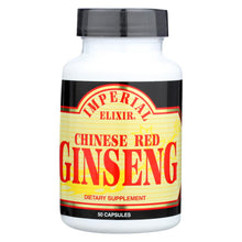 Load image into Gallery viewer, Imperial Elixir Chinese Red Ginseng - 500 Mg - 50 Capsules
