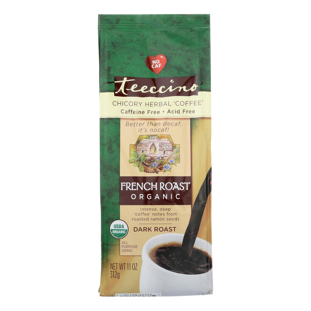 Teeccino Organic Herbal Coffee - French Roast - 11 Oz