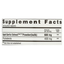 Load image into Gallery viewer, Kyolic - Aged Garlic Extract Phytosterols Formula 107 - 80 Capsules
