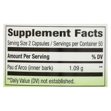 Load image into Gallery viewer, Nature's Way - Pau D'arco Inner Bark - 100 Capsules
