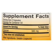Load image into Gallery viewer, Nature's Way - Activated Charcoal - High Potency - 100 Capsules
