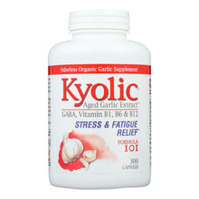 Load image into Gallery viewer, Kyolic - Aged Garlic Extract Stress And Fatigue Relief Formula 101 - 300 Capsules

