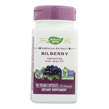 Load image into Gallery viewer, Nature's Way - Standardized Bilberry - 80 Mg - 90 Capsules
