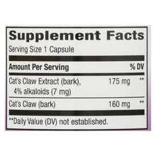 Load image into Gallery viewer, Nature's Way - Standardized Cats Claw - 60 Capsules
