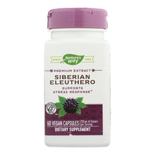 Load image into Gallery viewer, Nature's Way - Siberian Eleuthero Standardized - 60 Capsules
