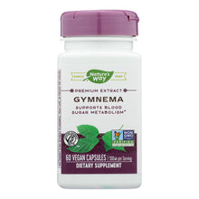 Load image into Gallery viewer, Nature's Way - Gymnema Standardized - 60 Capsules
