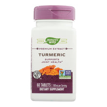 Load image into Gallery viewer, Nature's Way - Turmeric Standardized - 60 Tablets
