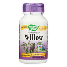 Load image into Gallery viewer, Nature's Way - White Willow Bark - 300 Mg - 60 Capsules
