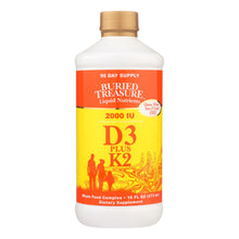 Load image into Gallery viewer, Buried Treasure - Liquid D3 With K2 - 16 Fl Oz
