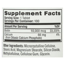 Load image into Gallery viewer, Natrol Biotin - 10000 Mcg - 100 Tablets
