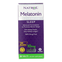 Load image into Gallery viewer, Natrol Advanced Sleep Melatonin - 10 Mg - 60 Tablets
