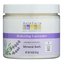 Load image into Gallery viewer, Aura Cacia - Aromatherapy Mineral Bath Lavender Harvest - 16 Oz
