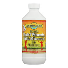 Load image into Gallery viewer, Dynamic Health Liquid Multi Vitamin With Minerals For Children - 8 Fl Oz
