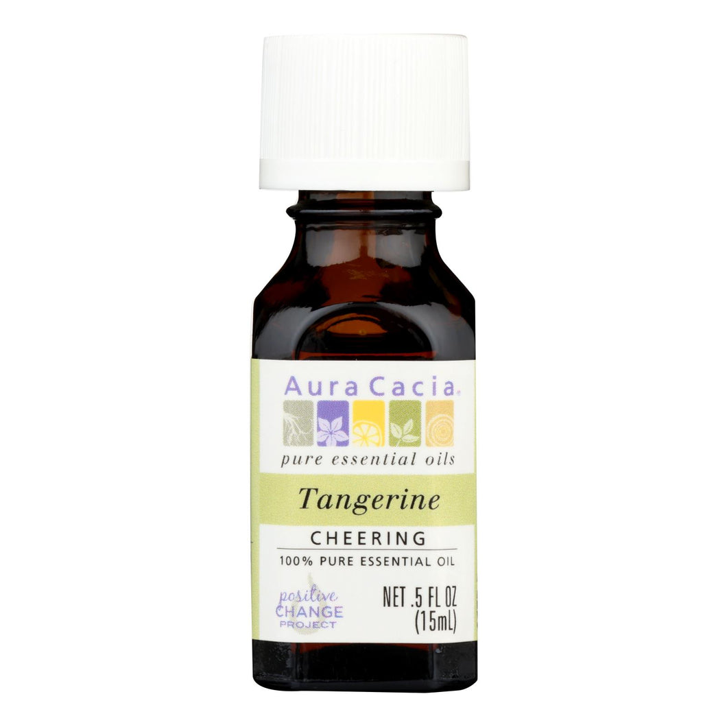 Aura Cacia - Pure Essential Oil Tangerine - 0.5 Fl Oz