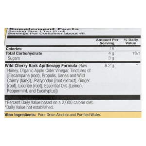 Honey Gardens Apiaries Honey Wild Cherry Bark Syrup - 8 Fl Oz