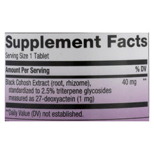 Load image into Gallery viewer, Nature's Way - Standardized Black Cohosh - 60 Tablets
