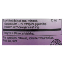 Load image into Gallery viewer, Nature's Way - Standardized Black Cohosh - 60 Tablets
