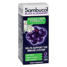 Load image into Gallery viewer, Sambucol - Black Elderberry Syrup - Sugar Free - 4 Oz
