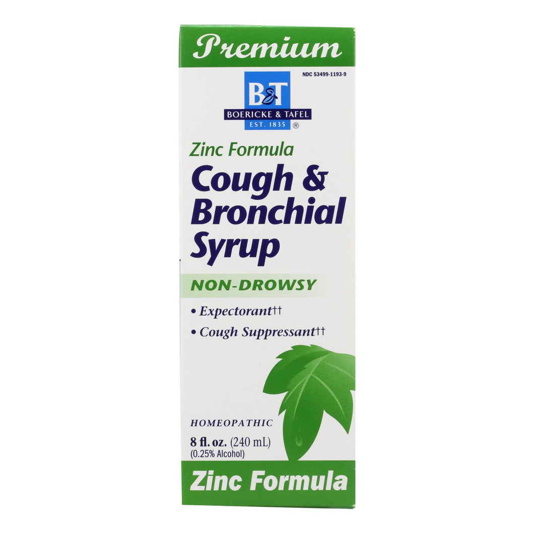 Boericke And Tafel - Cough And Bronchial Syrup With Zinc - 8 Fl Oz