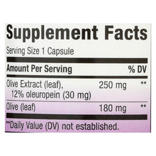 Load image into Gallery viewer, Nature's Way - Olive Leaf Standardized - 60 Capsules
