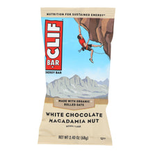 Load image into Gallery viewer, Clif Bar - Organic White Chocolate Macadamia Nut - Case Of 12 - 2.4 Oz
