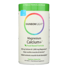 Load image into Gallery viewer, Rainbow Light Magnesium Calcium Plus - 180 Tablets
