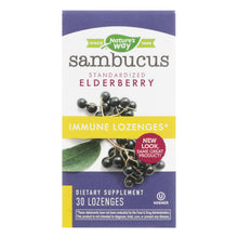 Load image into Gallery viewer, Nature's Way - Sambucus Immune Lozenges - 30 Lozenges
