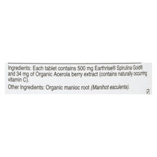 Load image into Gallery viewer, Earthrise Spirulina Gold Plus - 180 Tablets
