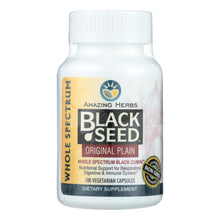 Load image into Gallery viewer, Amazing Herbs - Black Seed - 100 Capsules
