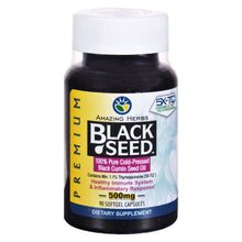 Load image into Gallery viewer, Amazing Herbs - Black Seed Black Cumin Seed Oil - 90 Softgels
